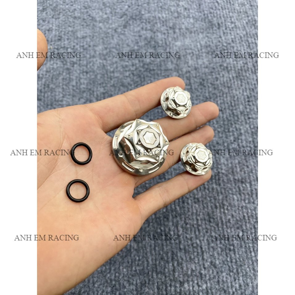 Combo 3 ốc chảng ba sonic, raider fi, satria fi kiểu salaya g3 inox 304