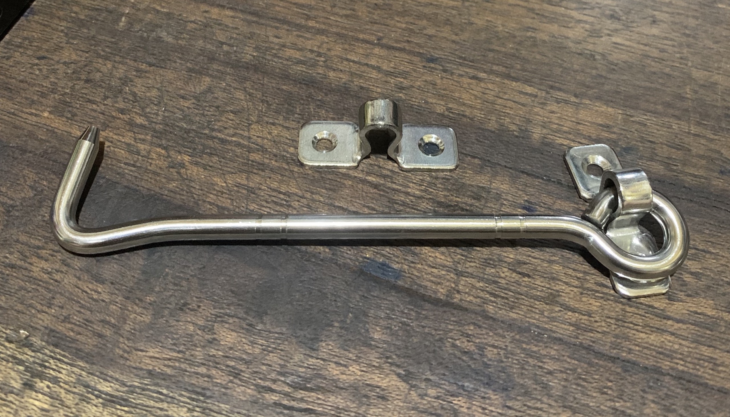 2 cái Móc gió cửa inox dài 15cm