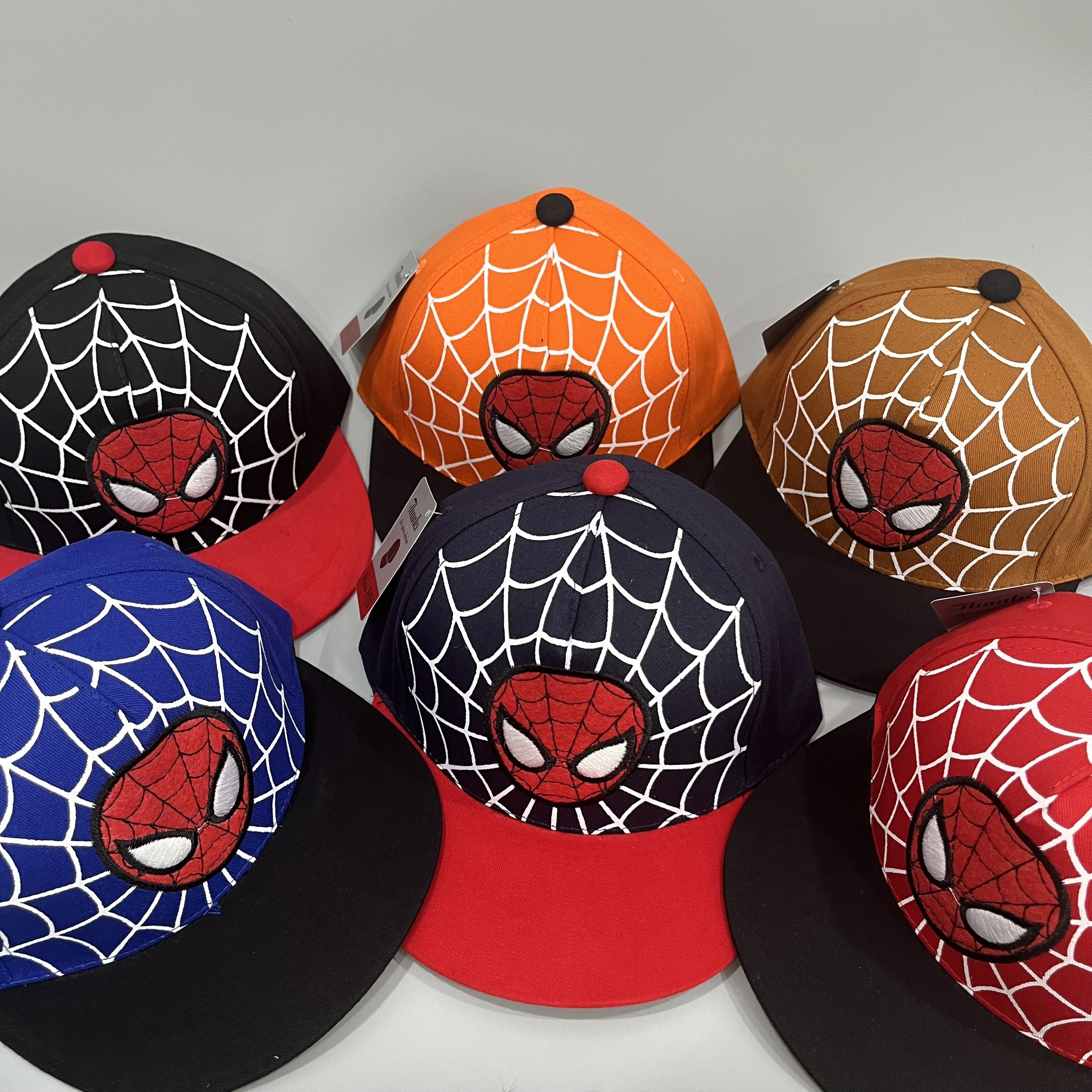 [ Bé 2-6 Tuổi ]Mũ Snapback Hiphop Spiderman Cho Bé Trai