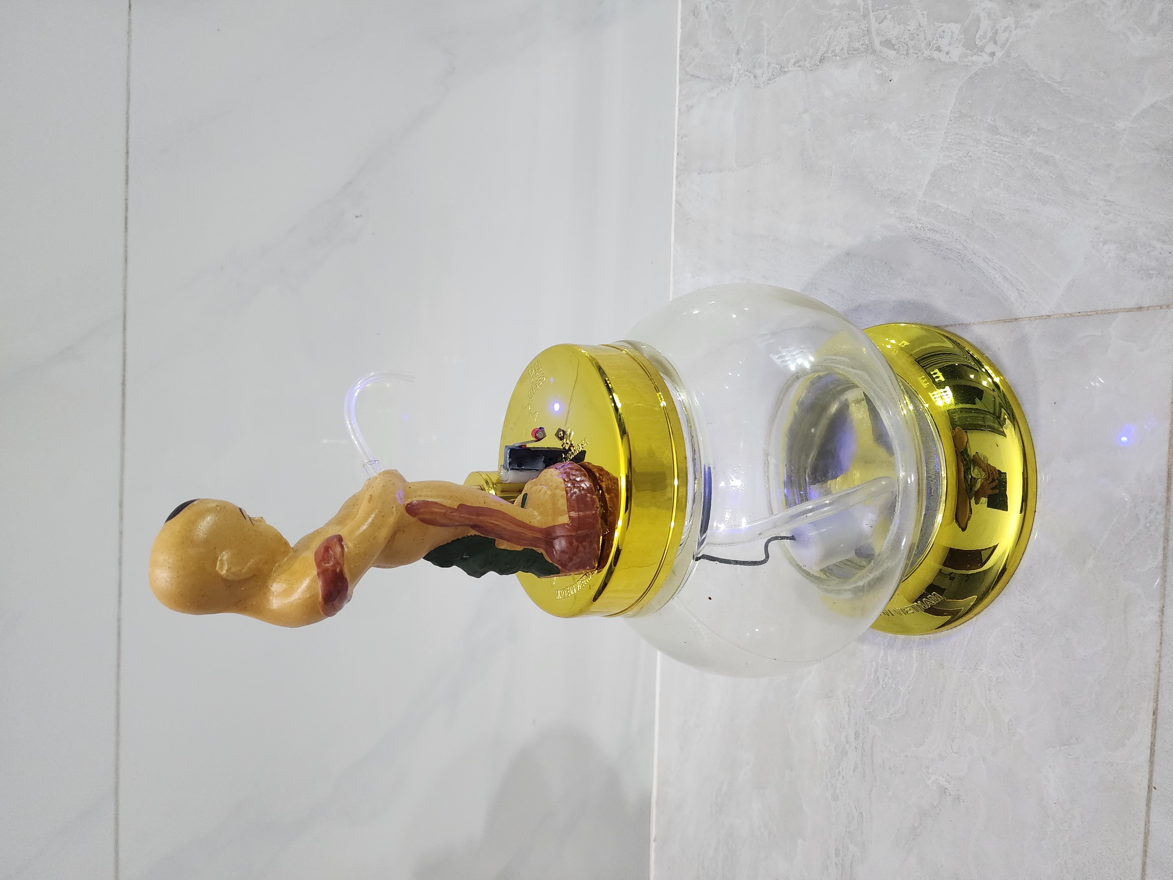 Bình rót rươu tự động chú tiểu thủy tinh cao cấp 2.7 lít