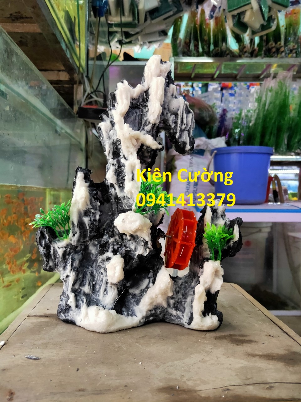 Mô Hình Núi - Hòn non Bộ - Trang Trí Bể cá (Mẫu 18)