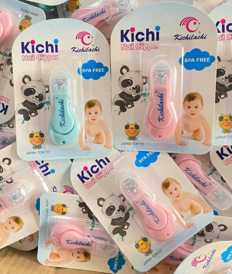 Dụng cụ Bấm móng tay cho bé Kichilachi Kichi kèm nắp đậy KC K2025