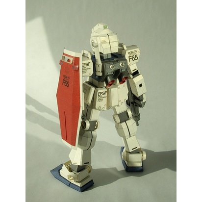 Mô hình giấy DIY SD Gundam RGM-79C GM Type C