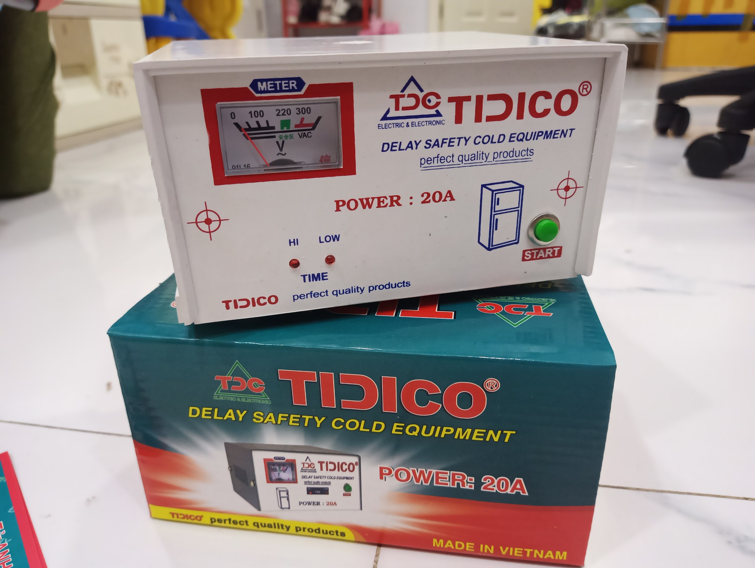 Bảo vệ tủ lạnh Delay 25A hàng tiêu chuẩn