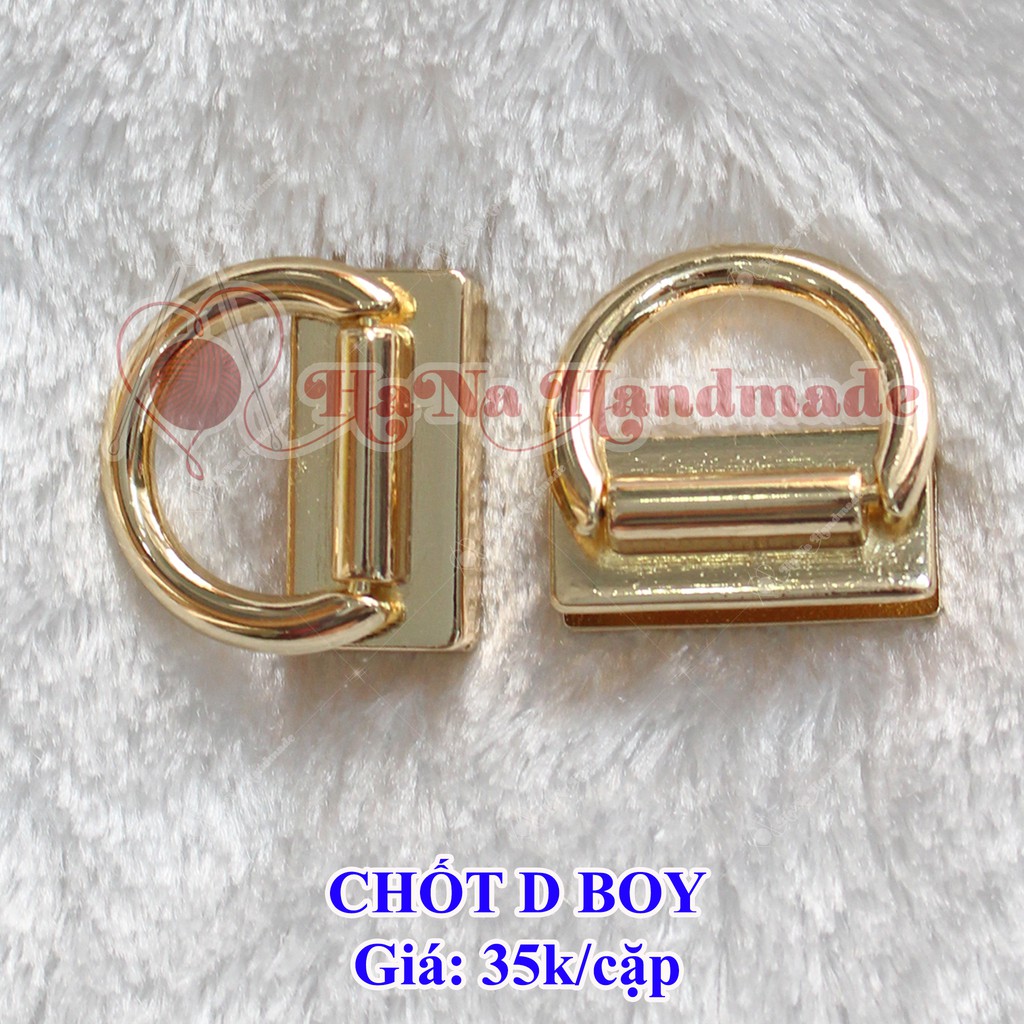 Chốt D Boy (Màu: Đen, Vàng - 40k/cặp)