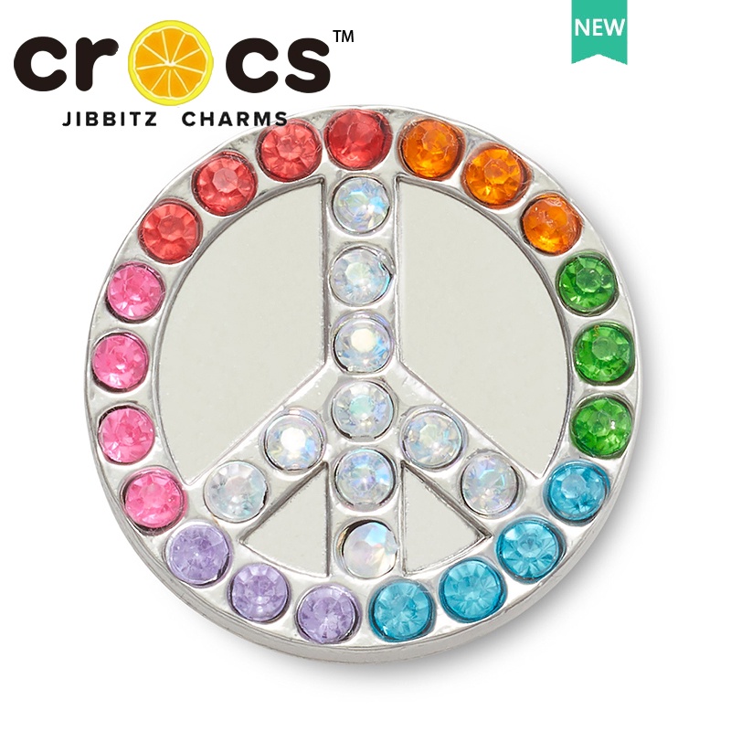 Khóa kim loại hình đầu bò màu bạc dùng làm phụ kiện trang trí giày dép cross diy chamr dép crocs