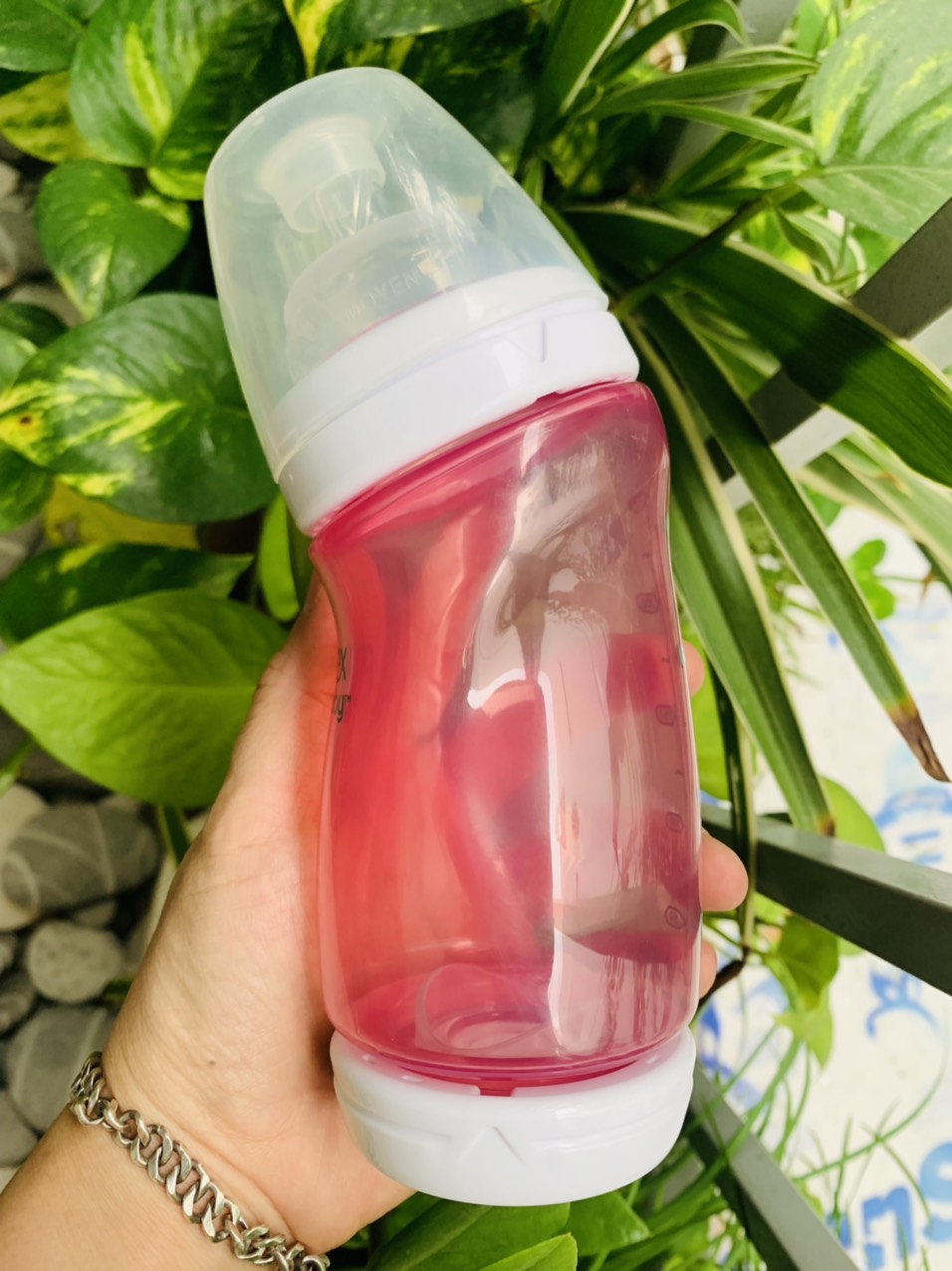 Bình sữa Playtex Ventaire cổ rộng 266ml