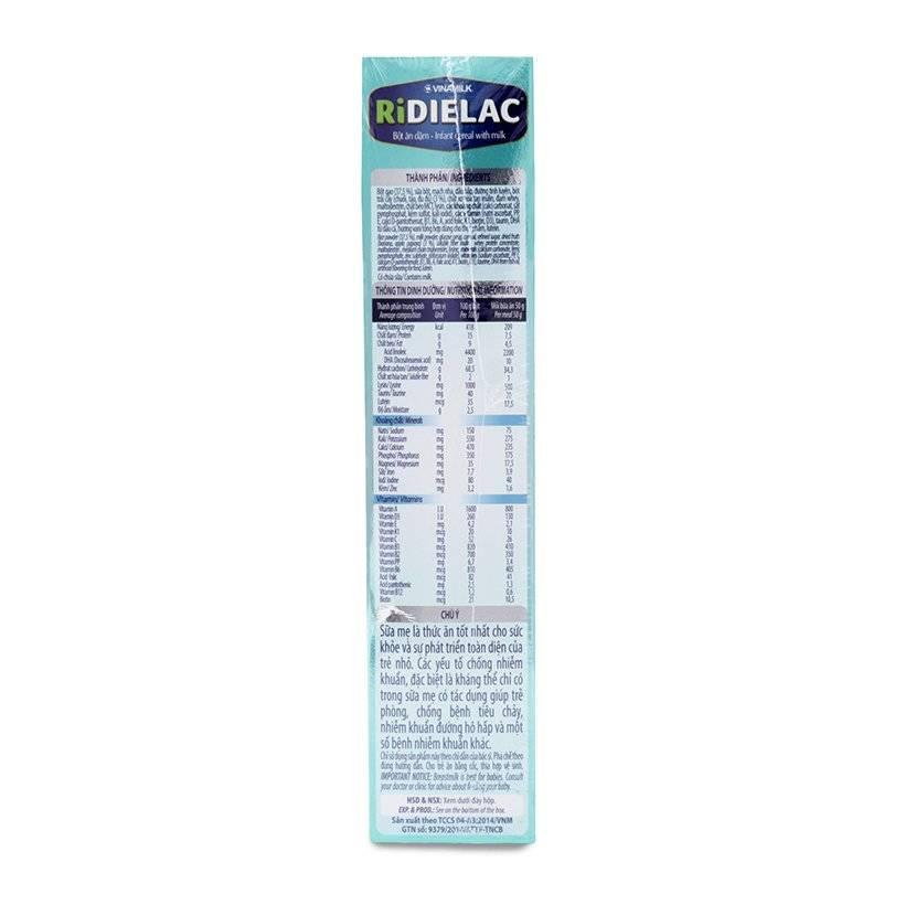 Bột ăn dặm Vimamilk Ridielac Gạo trái cây
