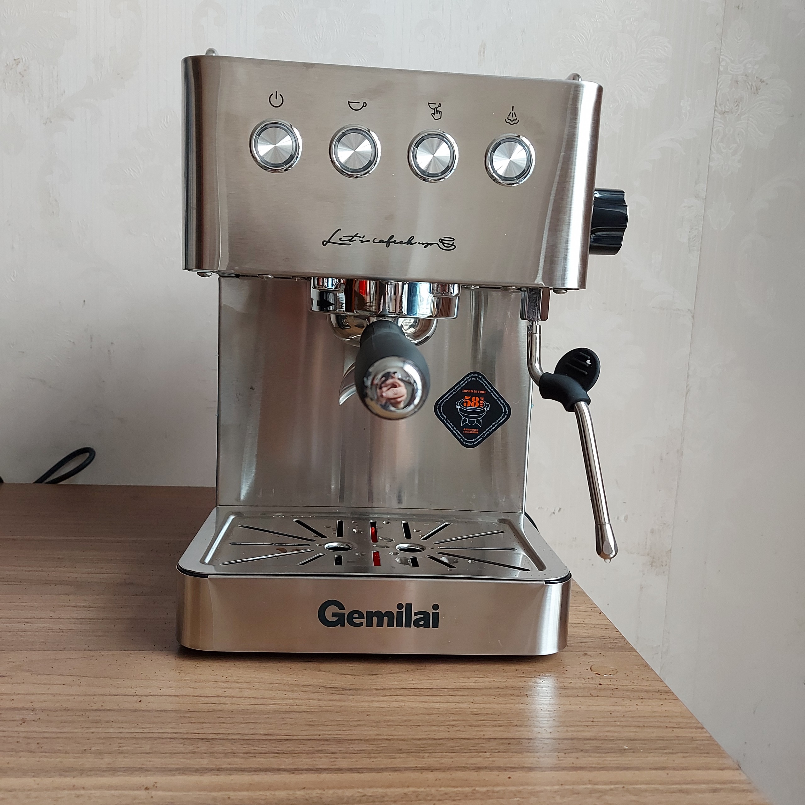 Máy Pha Cà phê, Máy Pha Cafe Tự Động Gemilai CRM 3005E