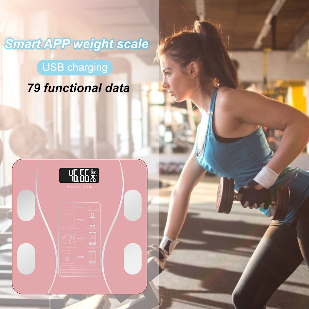 Body Fat Scales Bluetooth Bathroom Weighing Scale Electronic High-Precision Kichen Digtal Scale With Wirless-compatible Sync App