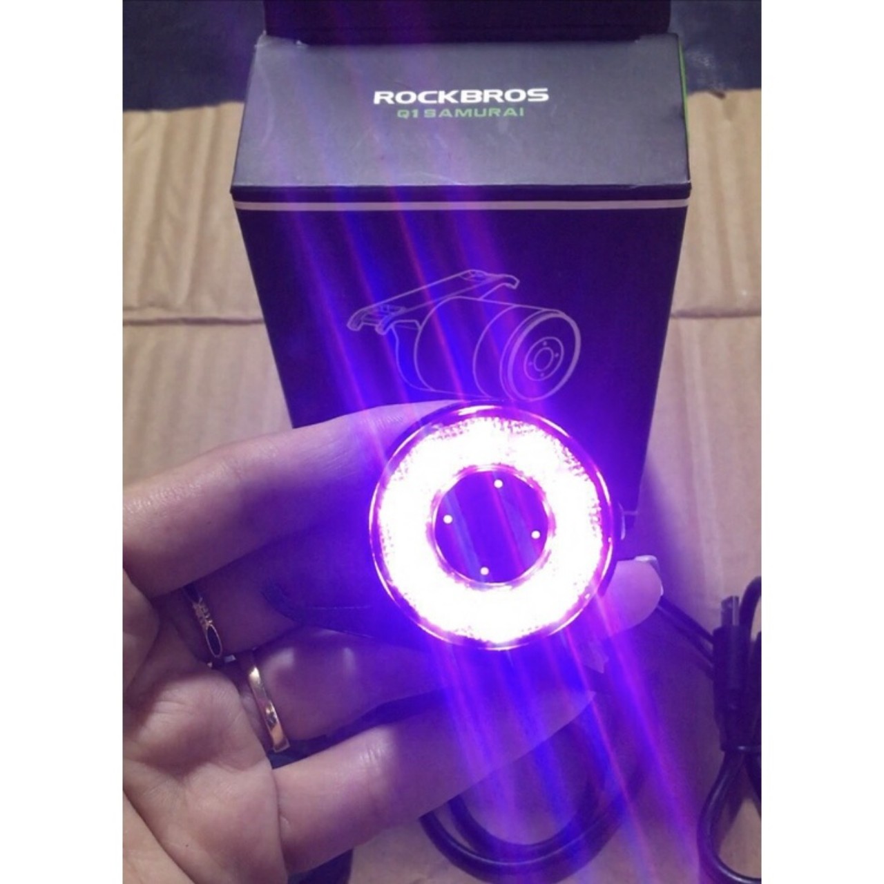Đèn hậu xe đạp ROCKBROS SAMURAI Q1