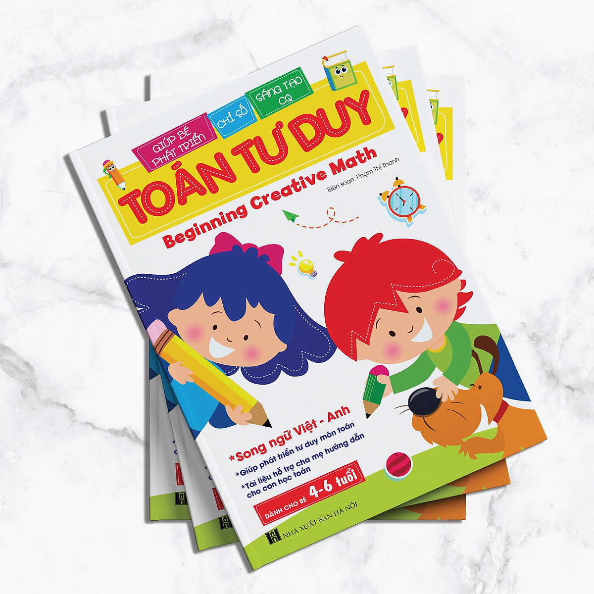 [Sách Chính Hãng] Toán Tư duy - Beginning Creative Math (Dành cho bé 4-6 tuổi/Song ngữ Việt - Anh) - NTbooks