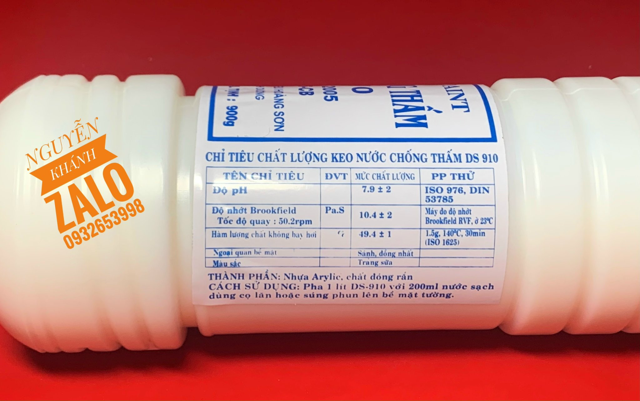 Keo nước chống thấm moto kiều DS910
