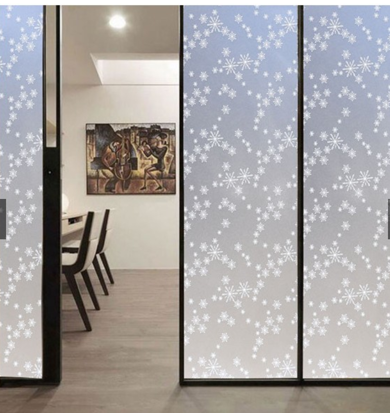 5m GiấY Dán Kính -Hoa TuyếT