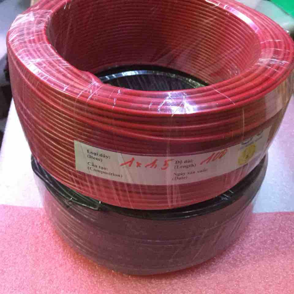 Dây điện chất lượng cao 1X1.5 li (100 mét )