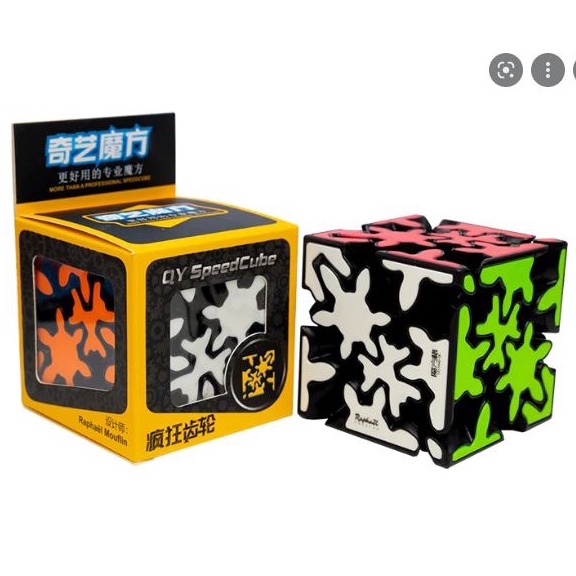 Rubik qiyi crazy gear cube rubic biến thể bánh răng gear series độc đáo, lạ mắt