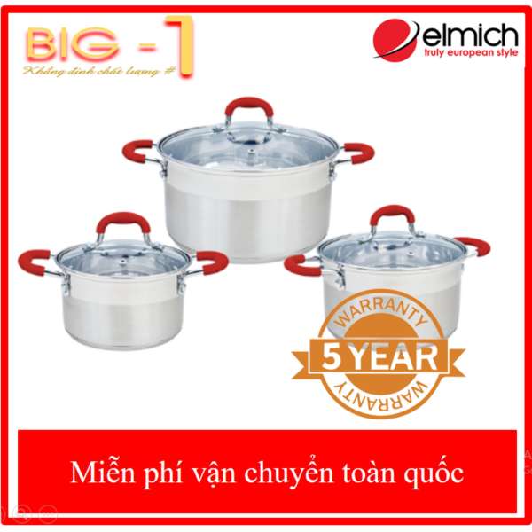 Bộ Nồi Cao Cấp Elmich Smart Cook SM-3335 - Bảo Hành 5 Năm