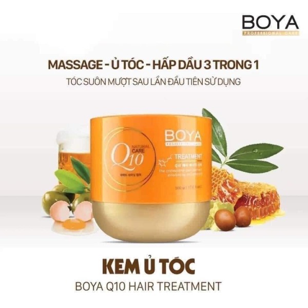Kem Ủ Tóc Boya Hair Treatment Q10 Thái Lan 500G giá rẻ