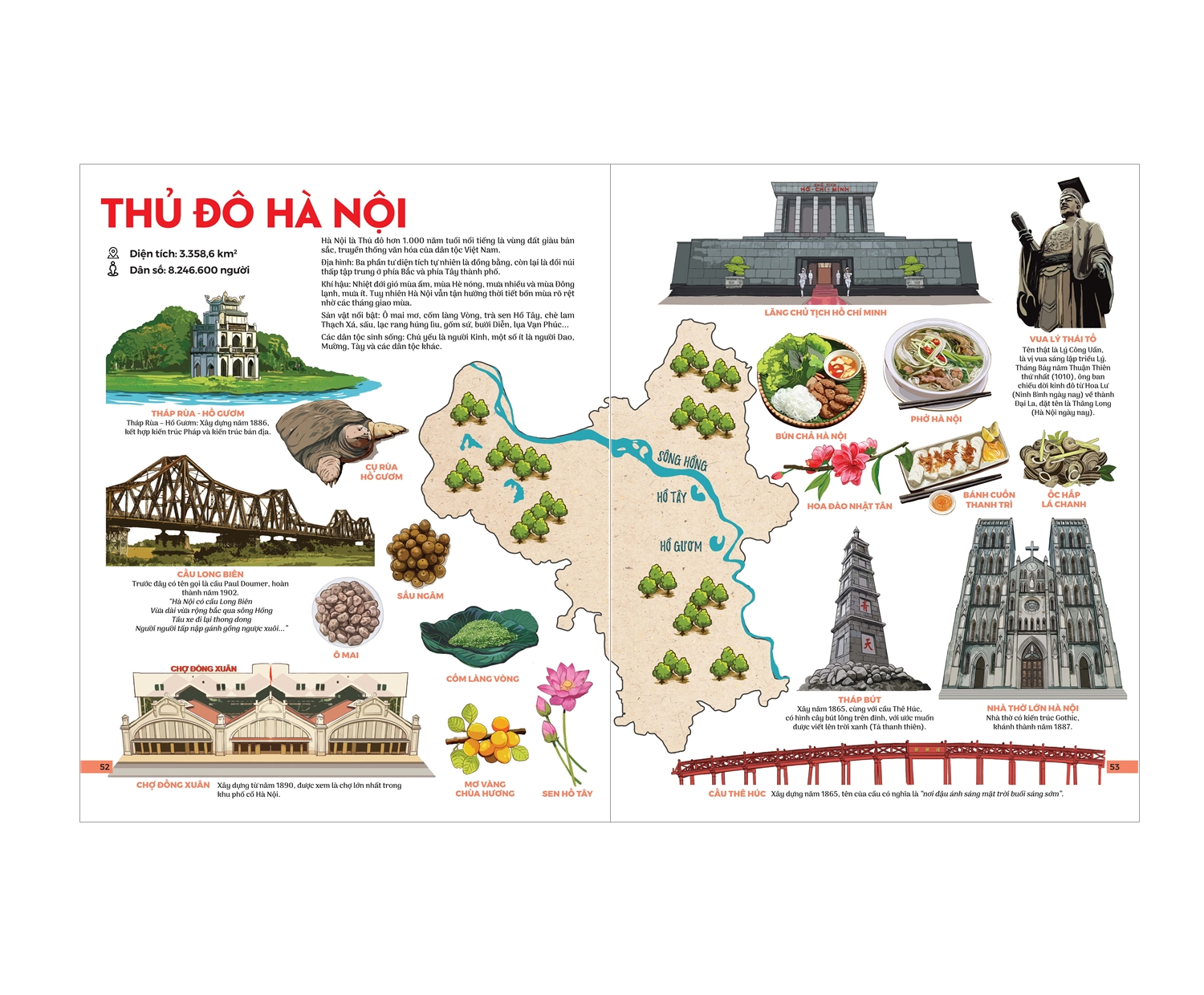 Sách - Đất nước gấm hoa - atlas Việt Nam