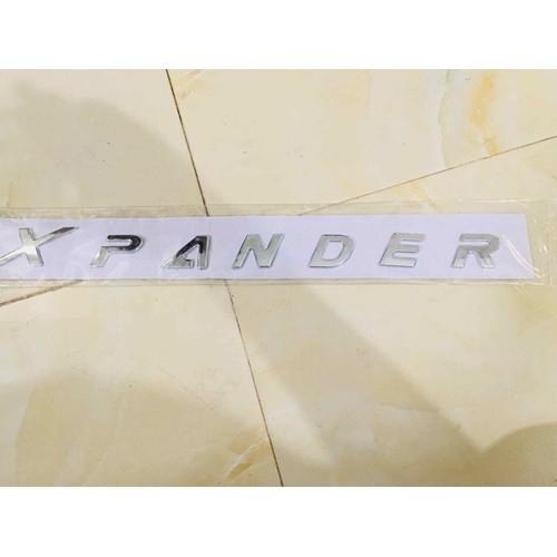 TEM CHỮ DÁN XPANDER  MẠ CROM LOẠI 1