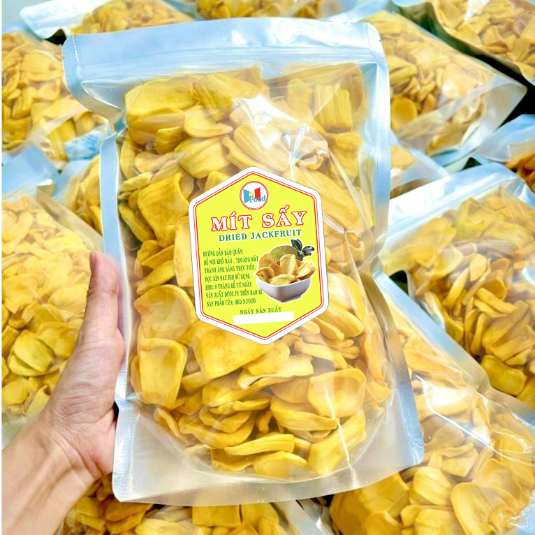 Mít sấy giòn - mít thái ( hàng xuất khẩu : giòn,ngọt,miếng nguyên cánh)