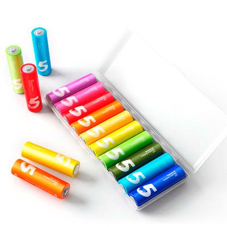 Hộp 10 pin tiểu AAA số 7, AA số 5 Xiaomi Rainbow