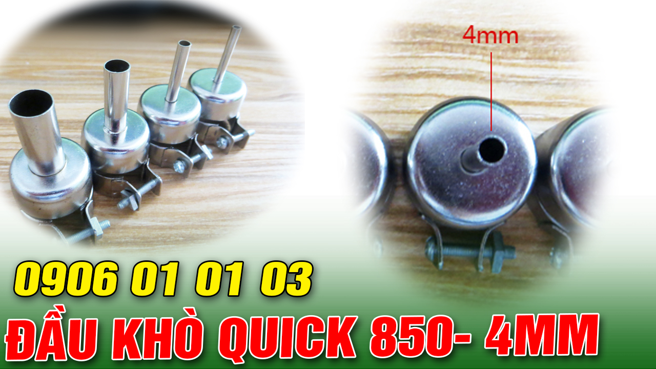 Đầu khò máy khò 850, cỡ 4mm