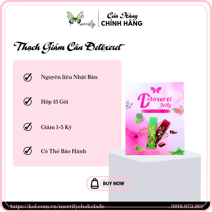 Thạch Giảm Cân Detoxeret Jelly