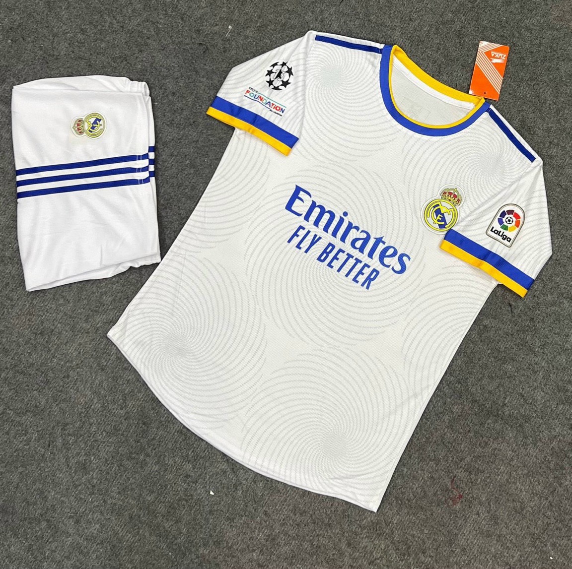 HOÀN TIỀN 15% - Áo Bóng Đá CLB Real Madrid - Thun Thái Cao Cấp - Co Giãn 4 Chiều