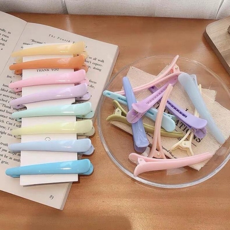 Kẹp tóc mỏ vịt nhiều màu loại đẹp
