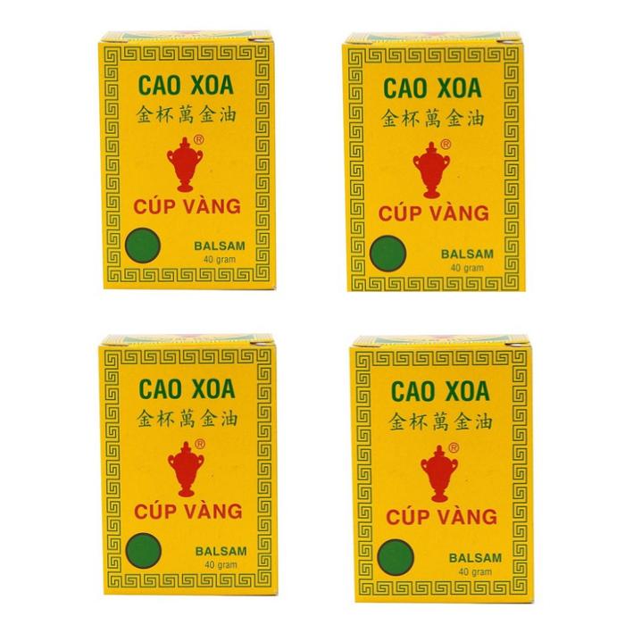 Combo 4 Cao xoa Cúp Vàng 40gram