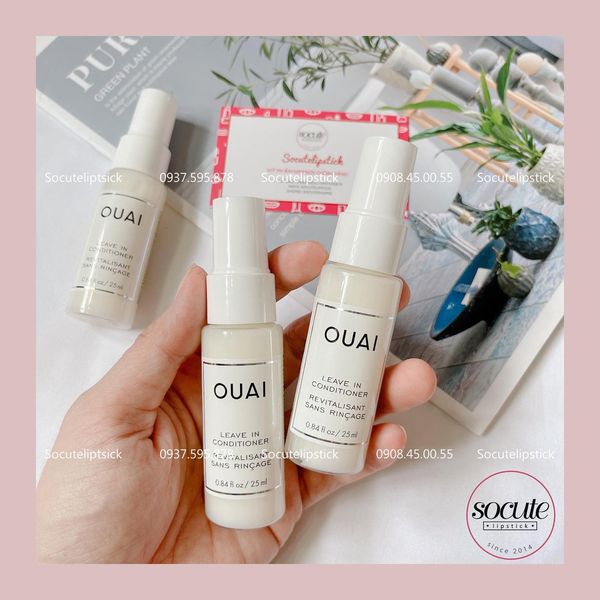 Xịt dưỡng mềm tóc ouuai leave in conditioner spray 25ml