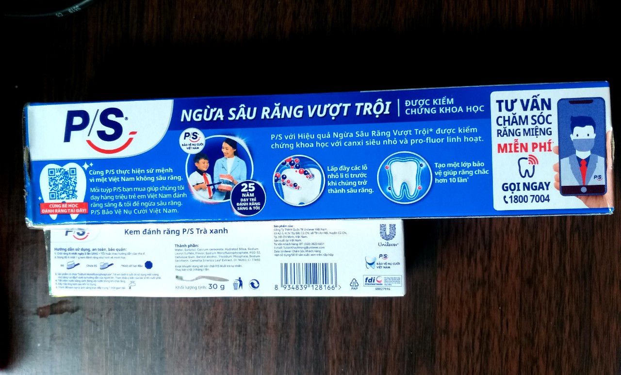 KEM ĐÁNH RĂNG P/S NGỪA SÂU RĂNG 180gr
