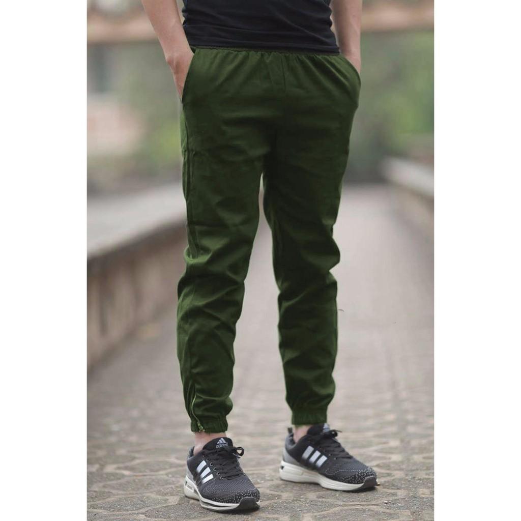 Quần Jogger nam Kaki Paint phong cách Hàn Quốc