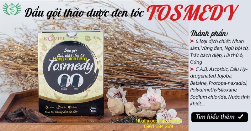 Dầu gội thảo dược đen tóc TOSMEDY – 5H
