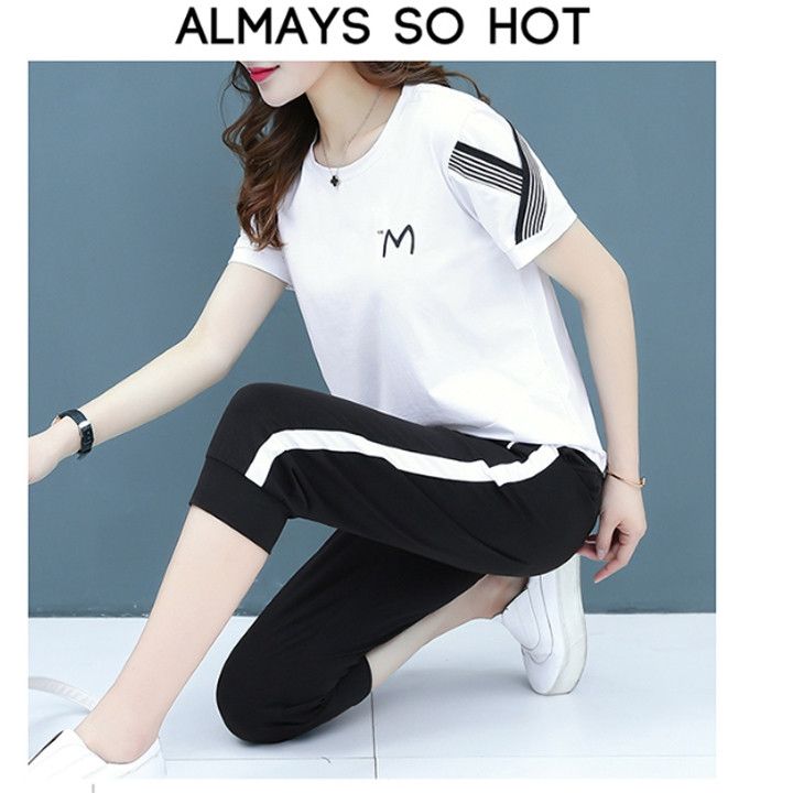 ĐỒ BỘ THỂ THAO LỬNG NỮ THÊU CHỮ M CAO CẤP