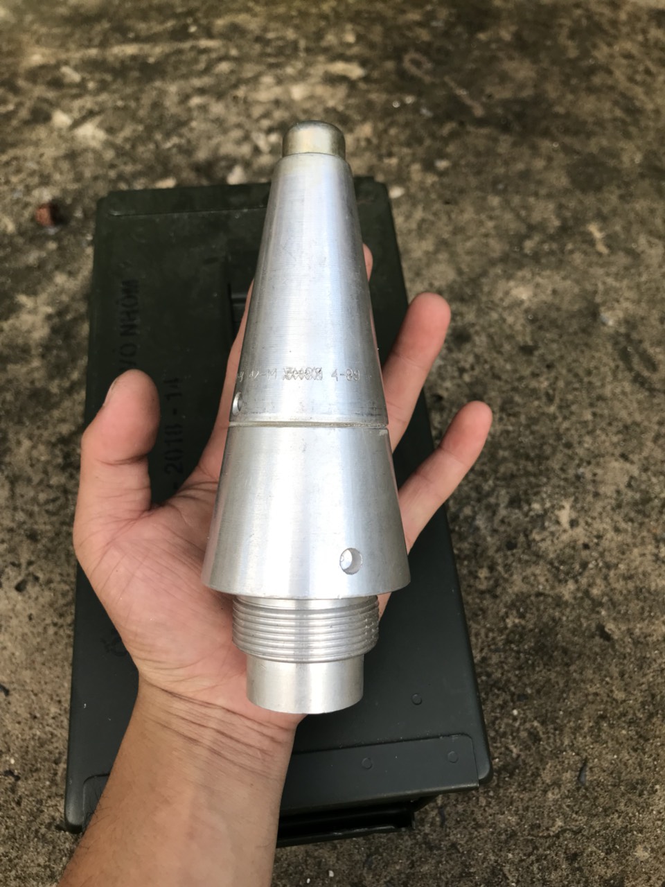 [HCM]Đầu cối nhôm xưa