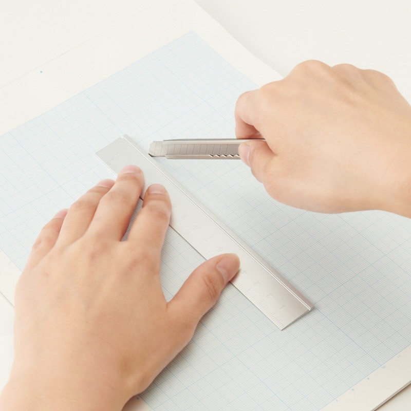 Muji Thước Kẻ Nhôm 15cm