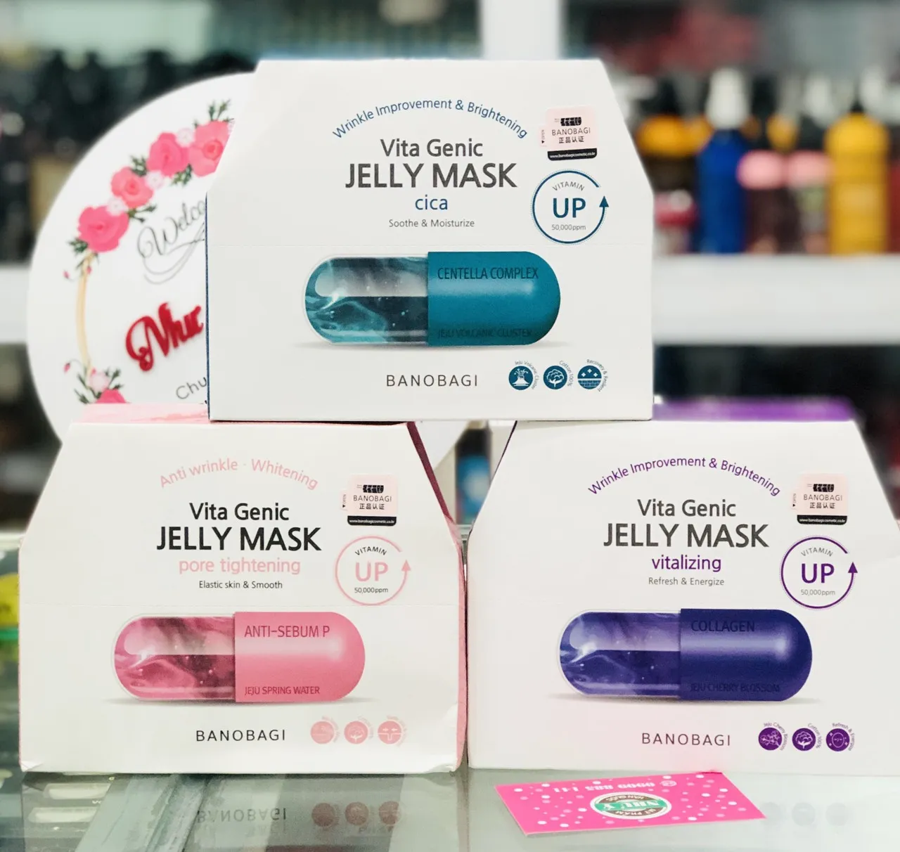 Mặt Nạ Vita Genic Jelly Mask BANOBAGI Mẫu Mới