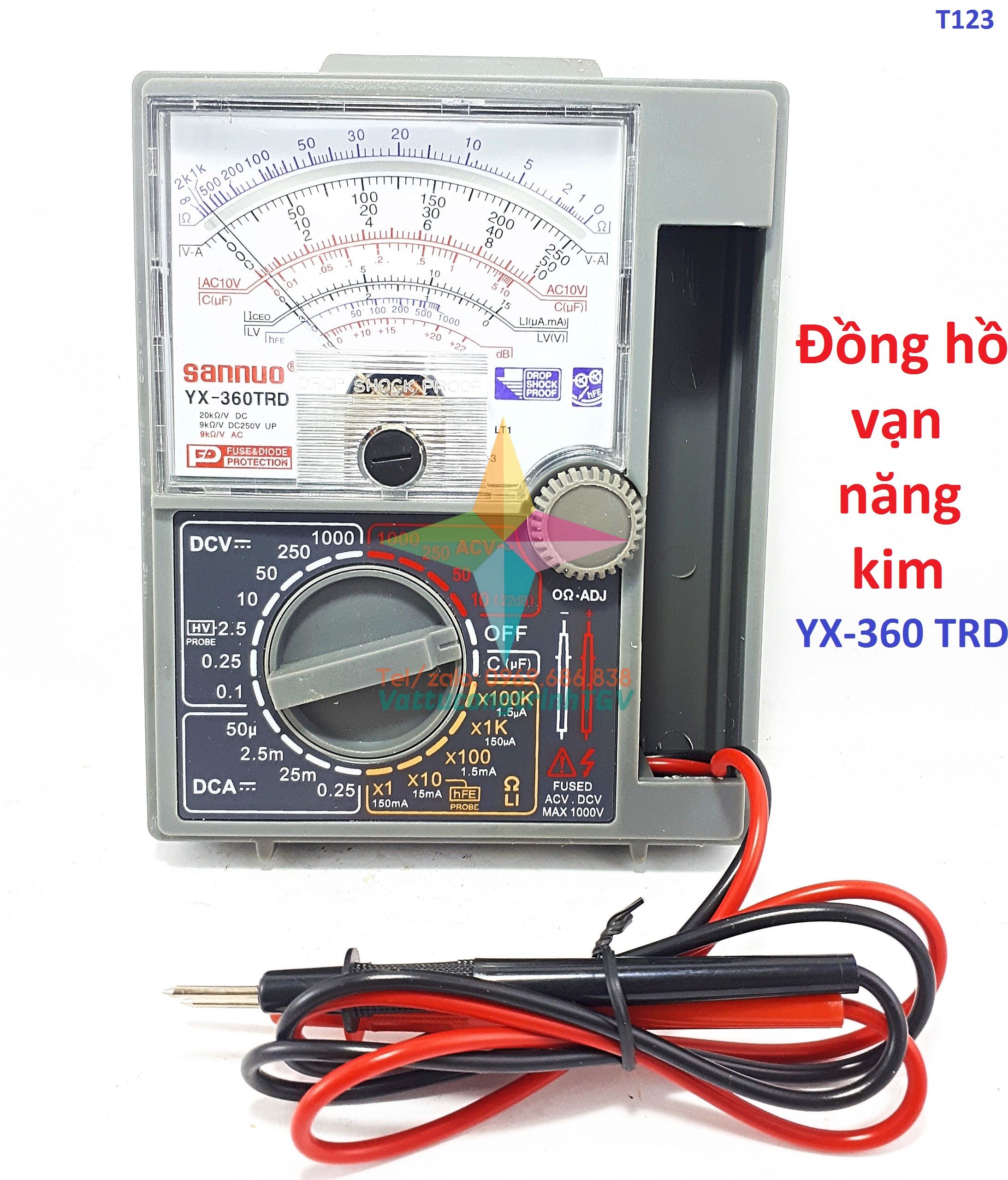 Đồng hồ vạn năng kim YX-360 TRD
