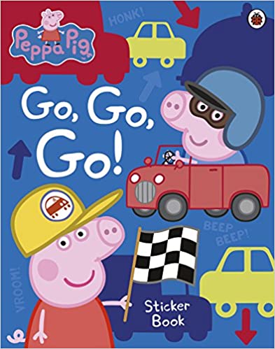 Sách - peppa pig: go, go, go! : vehicles sticker book - phương nam book