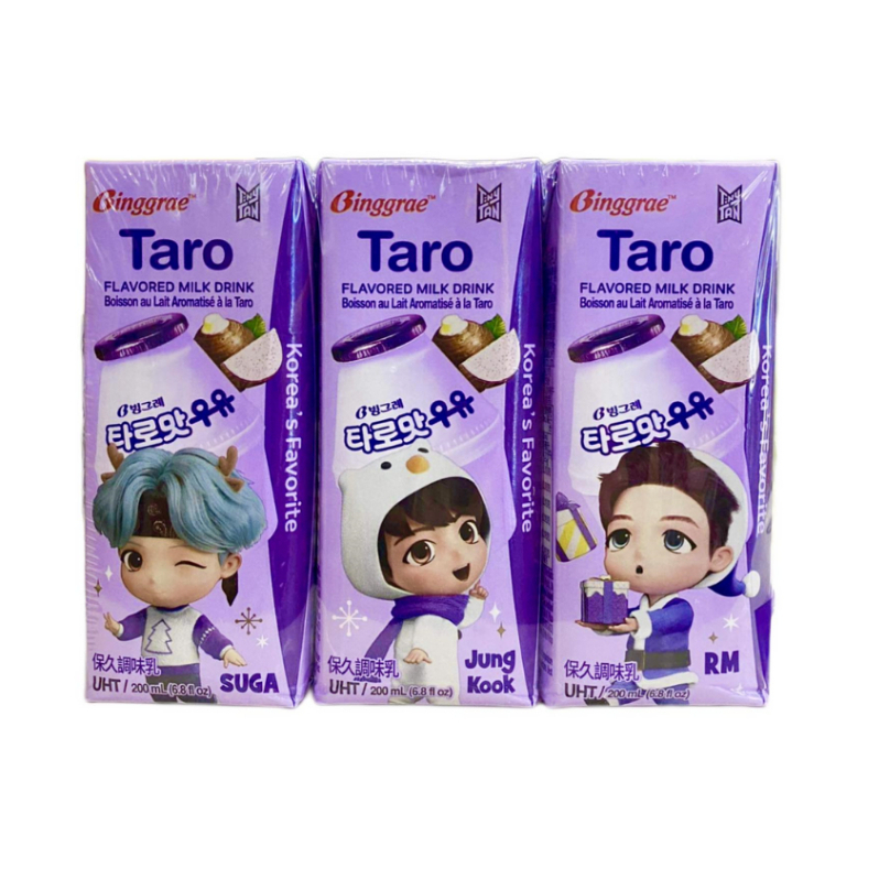 Sữa Hàn Quốc Binggrae vị Taro hộp 200ml