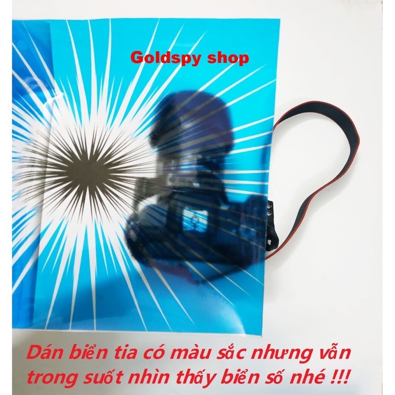 Decal Dán Biển Số [ Giá 1 Miếng Dán Đủ 1 Biển Số ] (Cao Cấp)