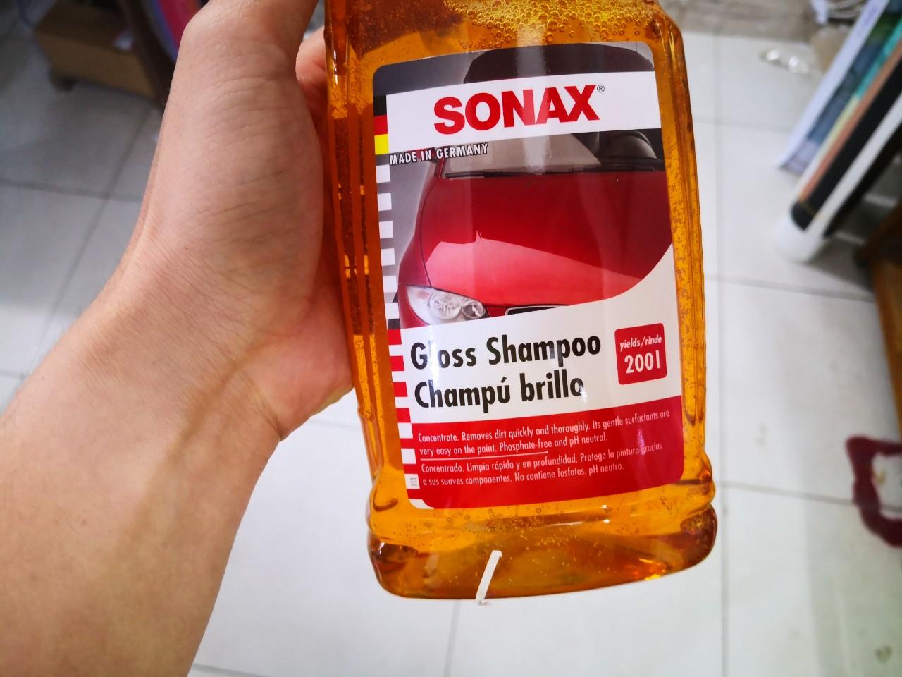 [HCM]Nước Rửa Xe Siêu Sạch Sonax Gloss Shampoo 1000ml