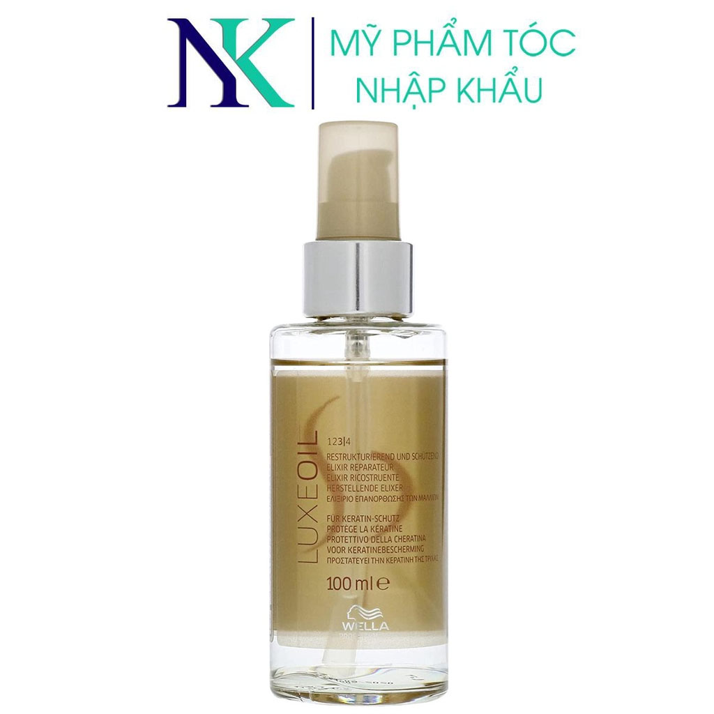 Tinh dầu argan dưỡng tóc hư tổn sp luxe oil 100ml