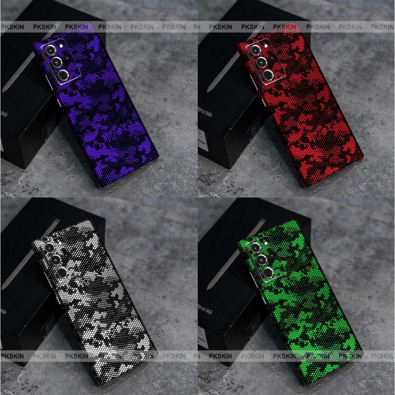 Miếng dán skin vân nổi samsung Note 20 , Note 20 ultra , samsung Note 10 , Note 10 plus full viền