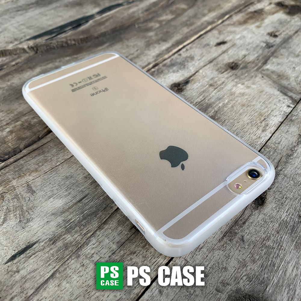 Ốp lưng dẻo trắng mờ chống sốc cao cấp dành cho iPhone 6 Plus / iPhone 6s Plus - PS Case phân phối