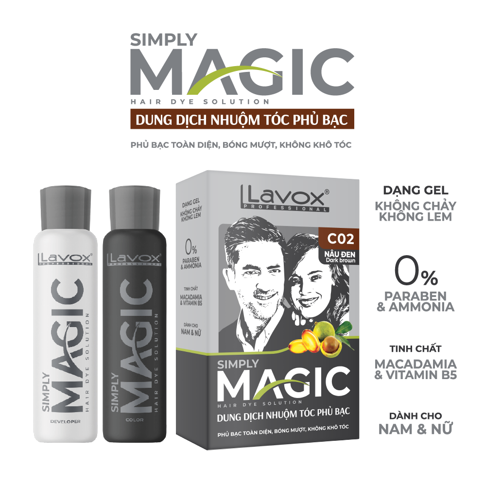 Nhuộm Tóc Phủ Bạc Magic Lavox