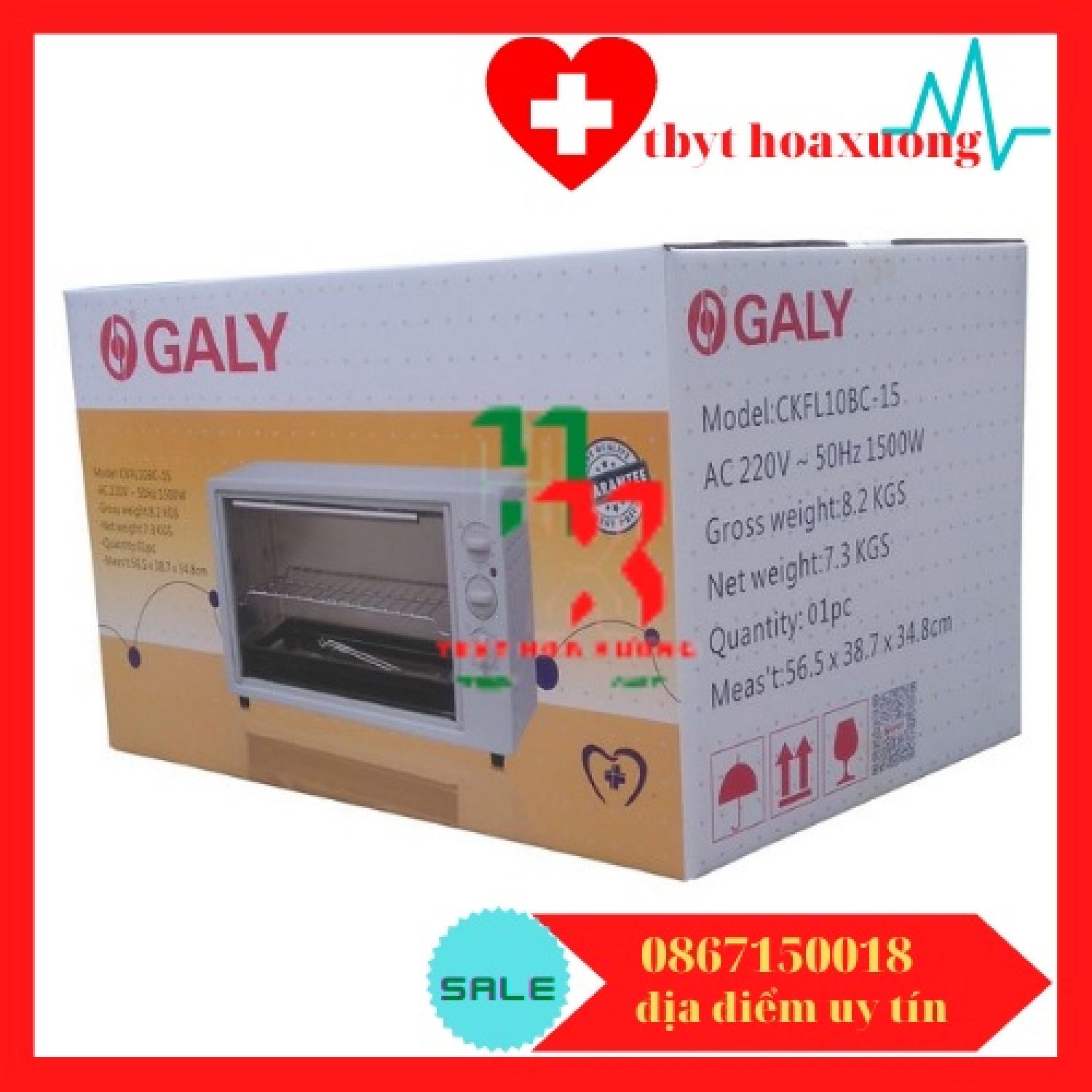 [CAO CẤP]TỦ SẤY DỤNG CỤ Y TẾ GALY 30L OT15