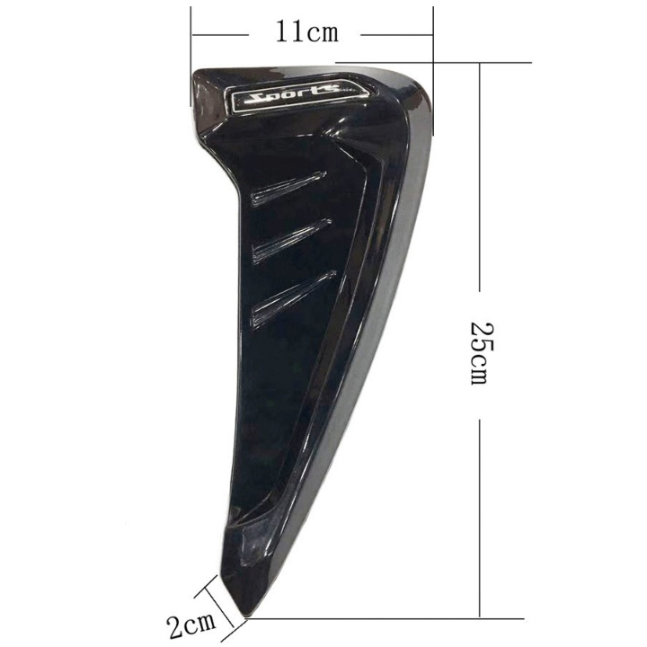 [HCM]Bộ 2 mang cá dán sườn xe ô tô MC029